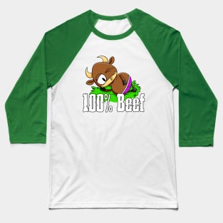 100% Beef Baseball T-Shirt